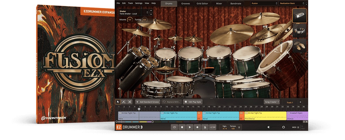 [EZDrummer,Superior Drummer扩展] Toontrack Fusion EZX（14.41GB）插图