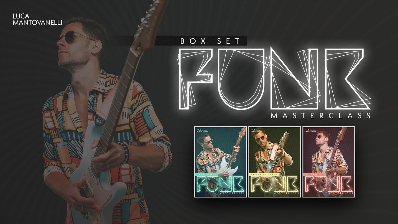 [教程] JTC Guitar Luca Mantovanelli Funk Masterclass Box Set（3.69GB）插图