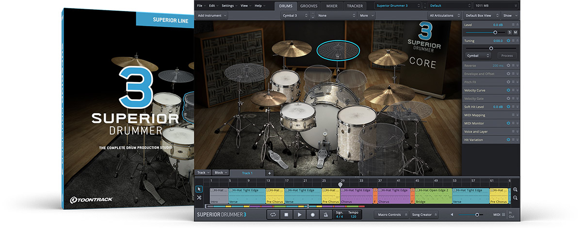 [超级鼓手音源插件] Toontrack Superior Drummer 3 v3.4.0 [WiN, MacOS]（1GB）插图
