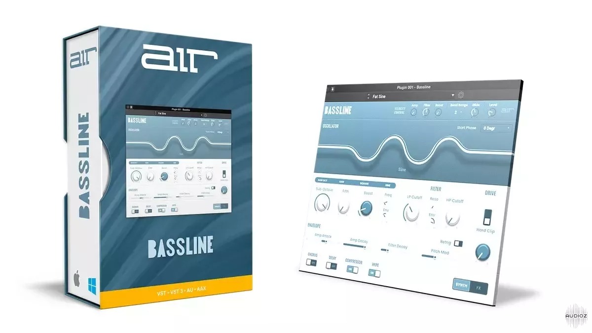 [经典单声道合成器] AIR Music Technology Bassline v1.2.1.14 [WiN]（29MB）插图