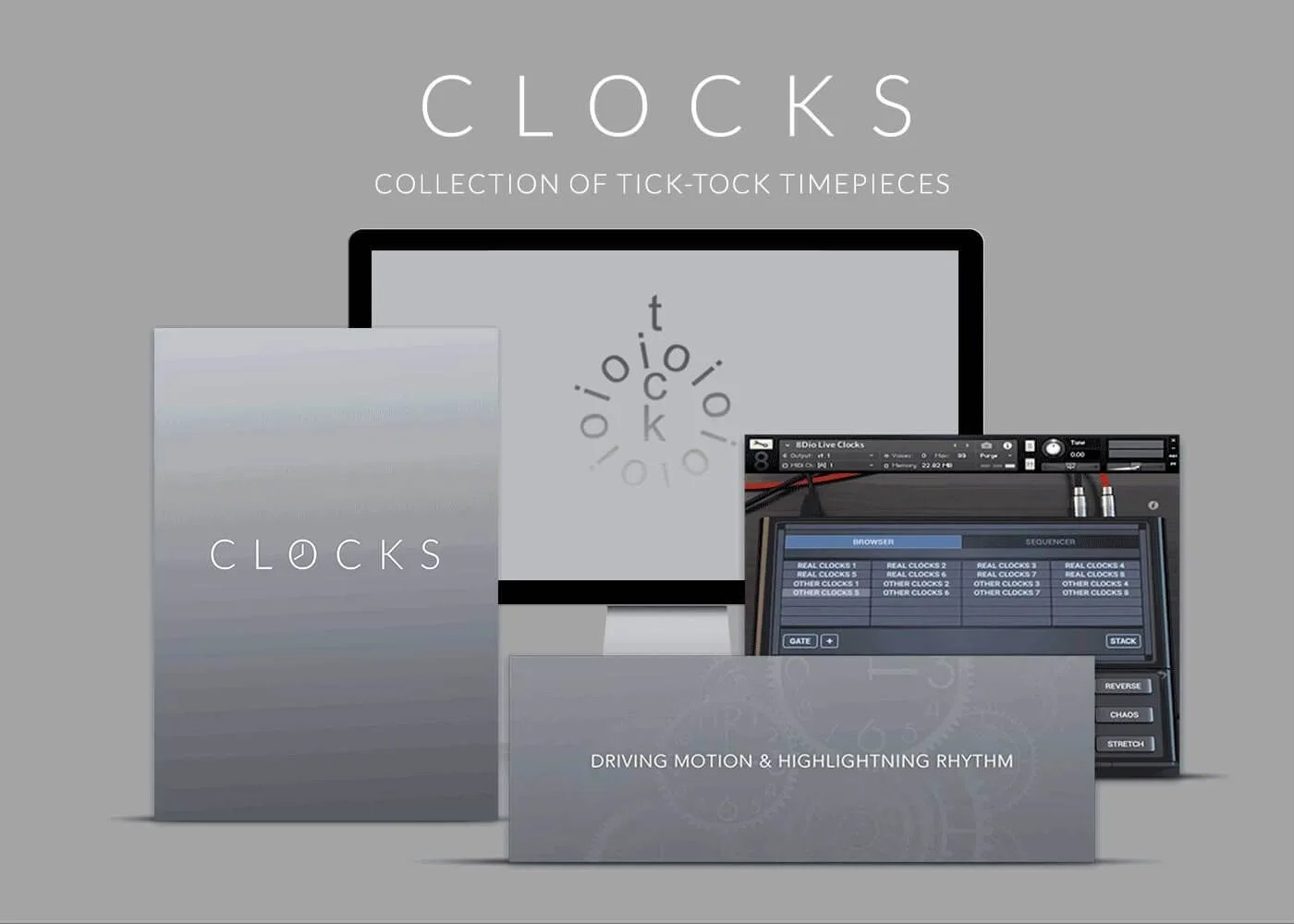 [滴答声钟表合集音效] 8Dio Clocks [KONTAKT]（130MB）插图