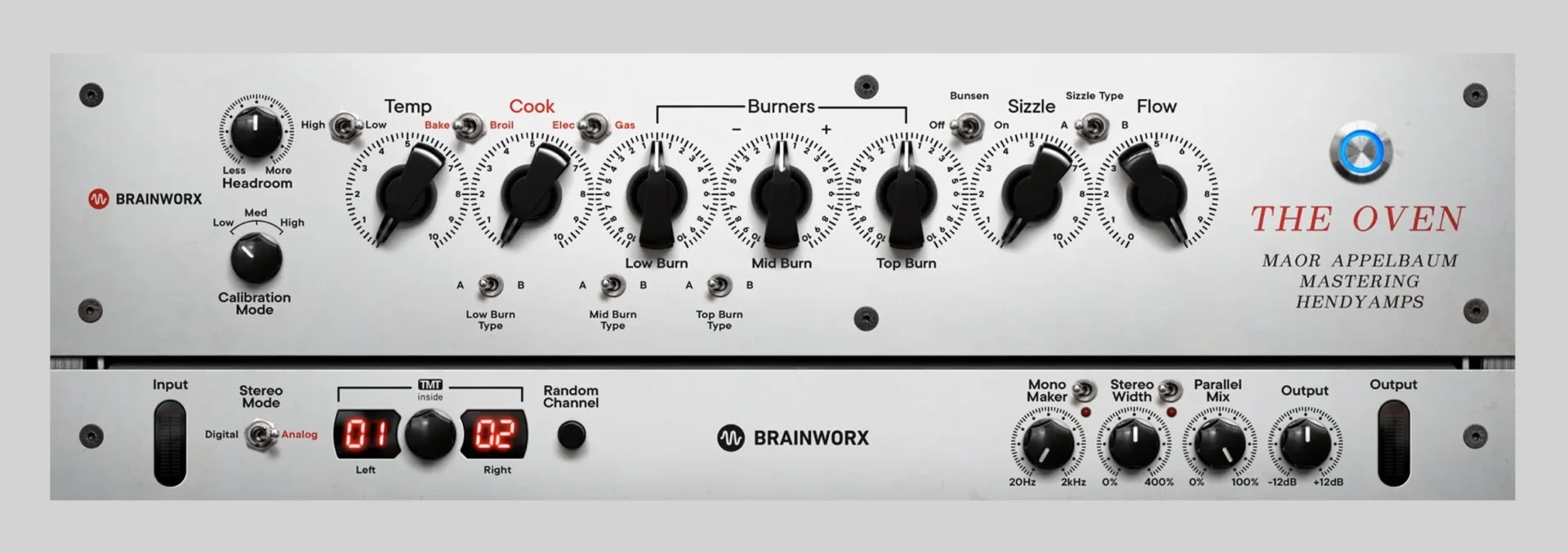 [插件联盟均衡器饱和器插件] Plugin Alliance Maor Appelbaum Mastering and Hendyamps THE OVEN v1.2.0 [MacOS]（90MB）插图