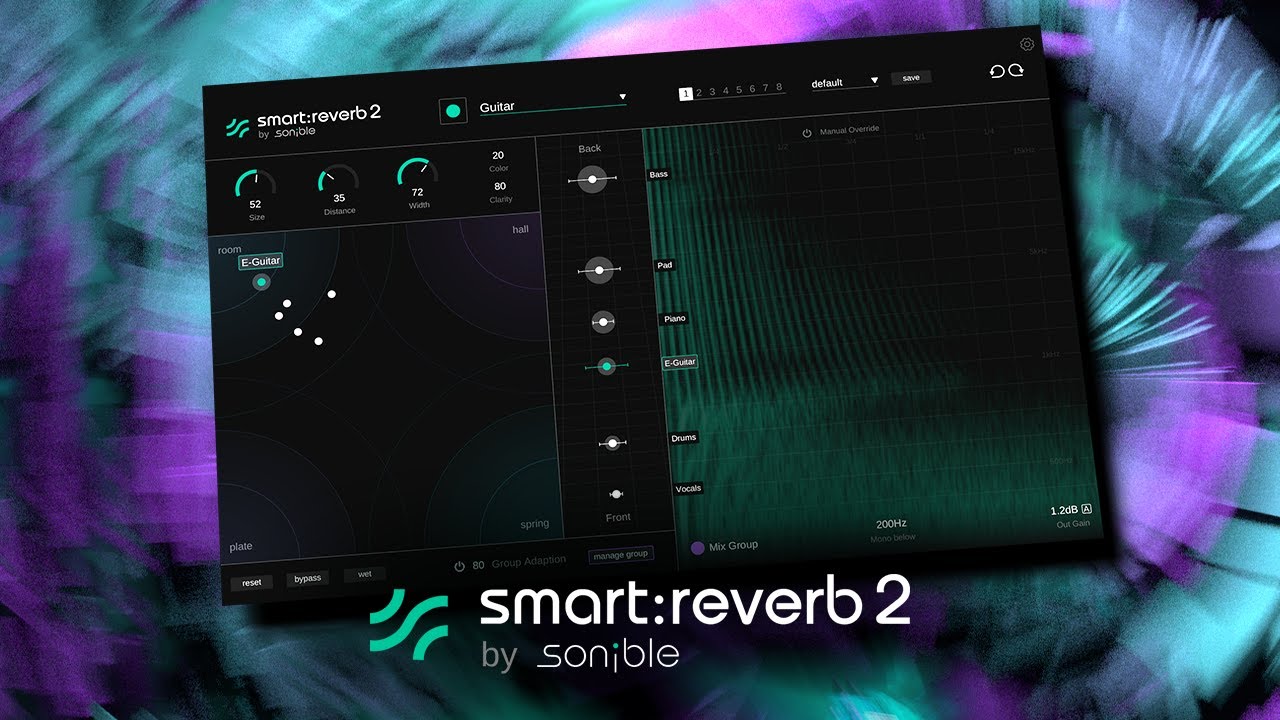 [AI驱动的数字混响插件] sonible smart reverb 2 v1.0.1 [WiN]（34MB）插图