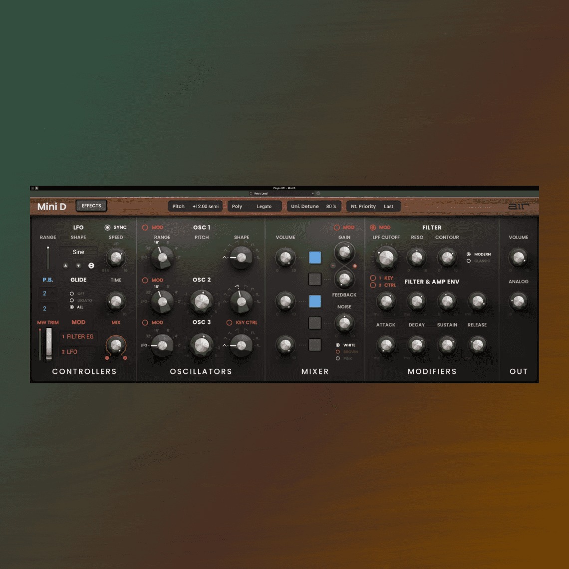 [美国经典模拟合成器] AIR Music Technology Mini D v1.2.1.14 [WiN]（22MB）插图