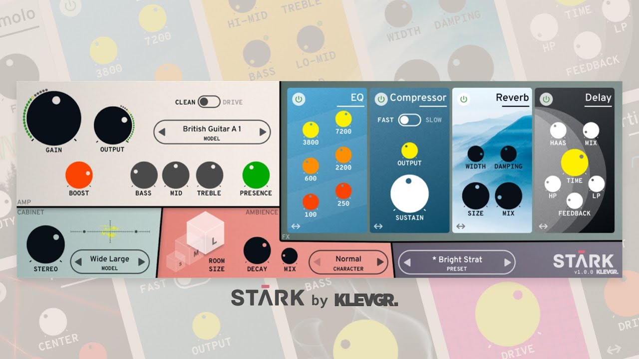 [放大器模拟器插件] Klevgrand STARK v1.2.3 [WiN]（14MB）插图