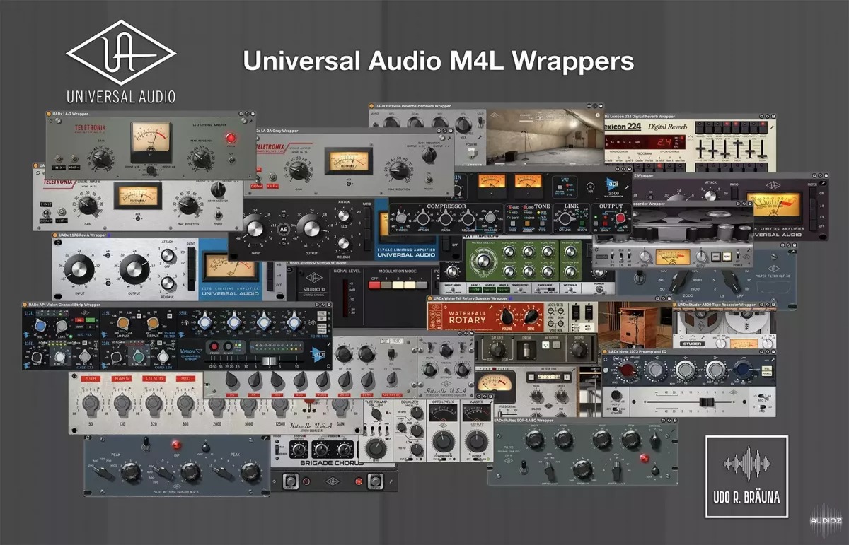 Udo R. Brauna UAD Wrappers M4L AMXD [Max for Live]（455.90MB）插图