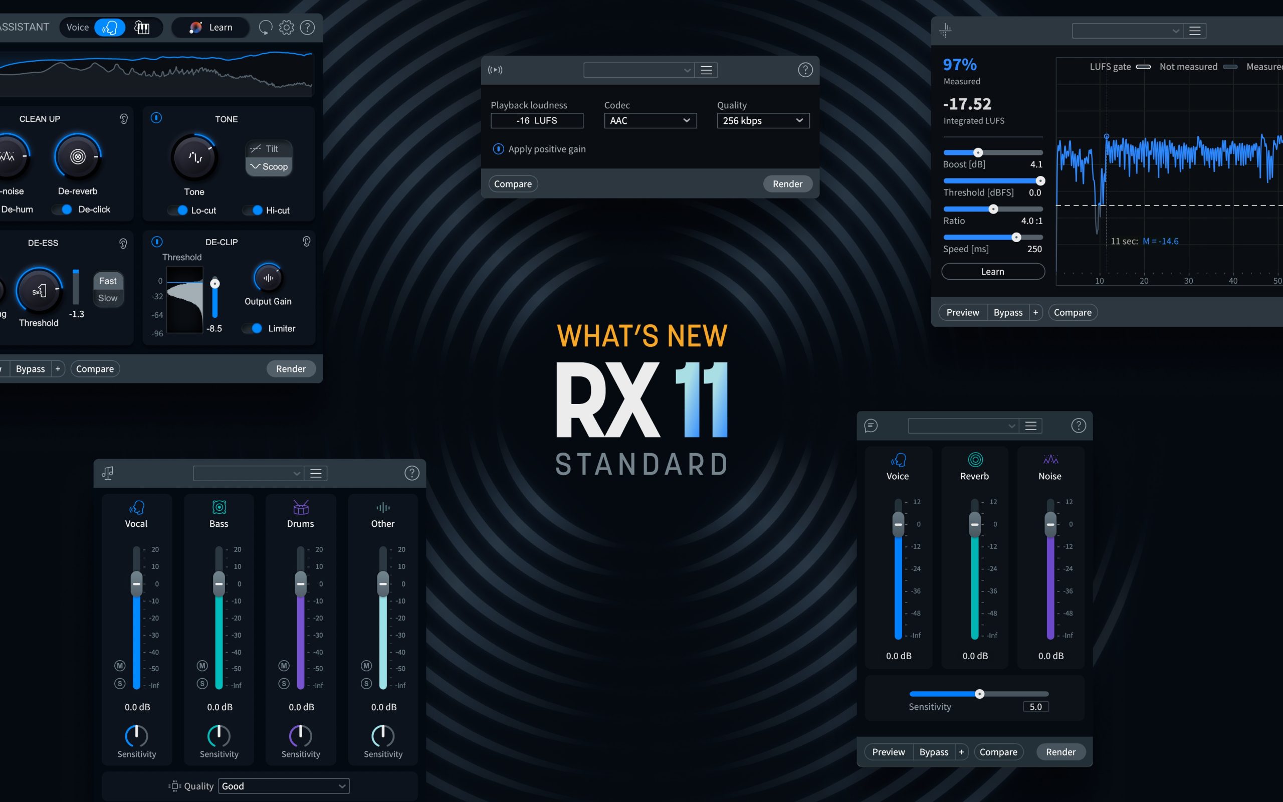 [专业音频修复工具插件包] iZotope RX 11 Audio Editor Advanced v11.3.0 [MacOS]（2.42GB）插图