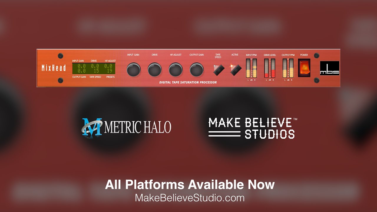 [多模态磁带模拟饱和器插件] Metric Halo Make Believe MixHead v4.0.89 [WiN]（22.2MB）插图