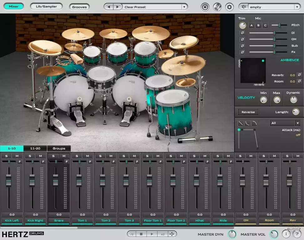 Hertz Instruments Hertz Drums v2.0.11 [WiN]（17MB）插图