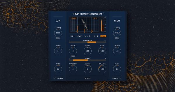 [双通道立体声信号校正工具] PSPaudioware PSP stereoController2 v2.0.2 [WiN]（10.5MB）