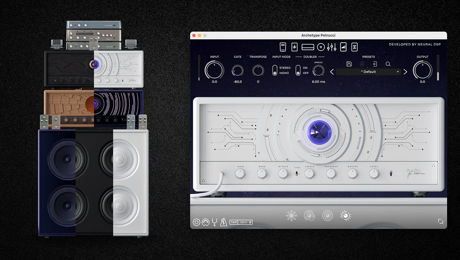 [吉他放大器效果器插件] Neural DSP Archetype Petrucci X v1.0.0 U2B [MacOS]（745MB）插图