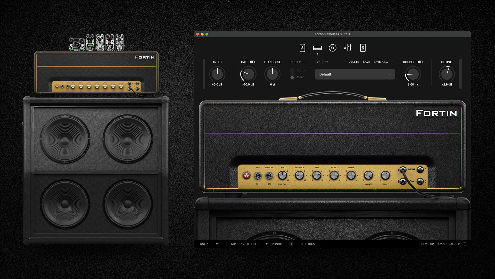[吉他传奇放大器插件] Neural DSP Fortin Nameless Suite X v1.0.1 [WiN]（58.38MB）插图