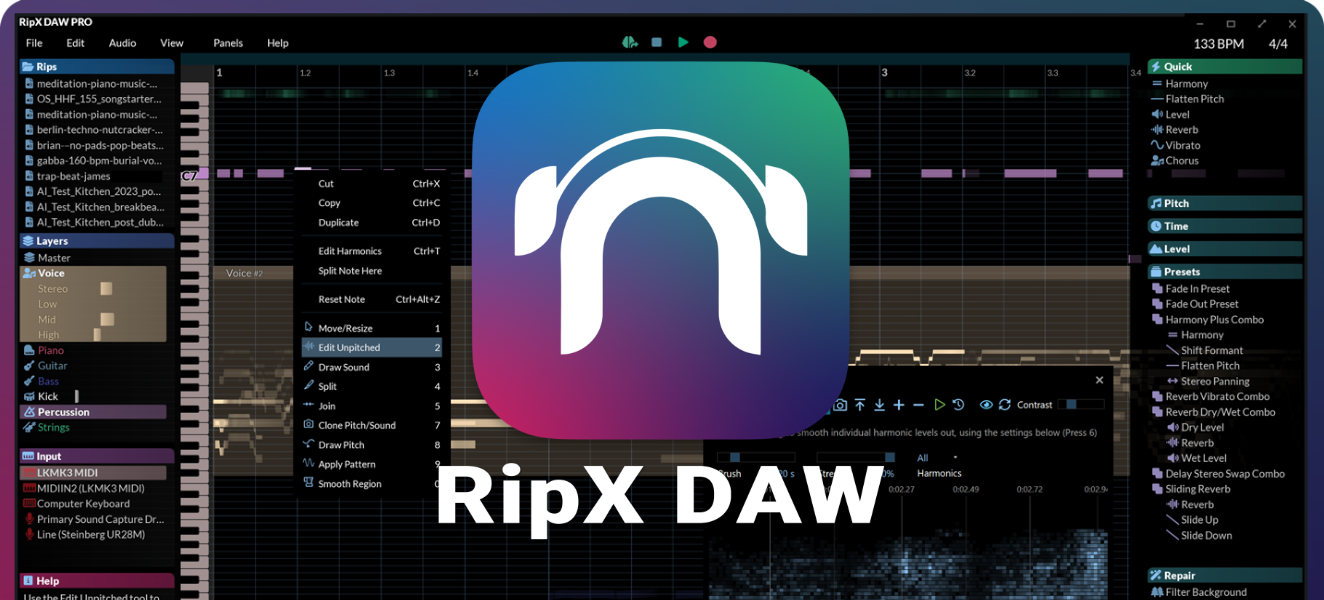 [AI音频分离软件] Hit’n’Mix RipX DAW PRO v8.0.3 [MacOS]（1.48GB）插图