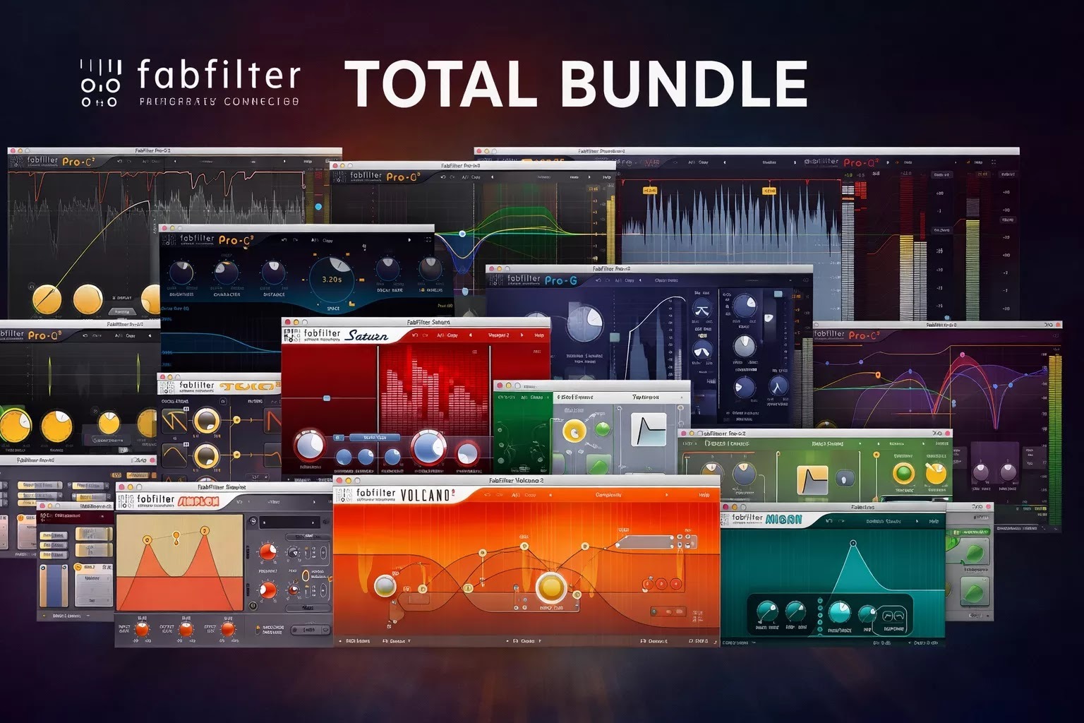 [肥波效果器插件包] FabFilter Total Bundle 2026.01.13 [MacOS]（347MB）插图