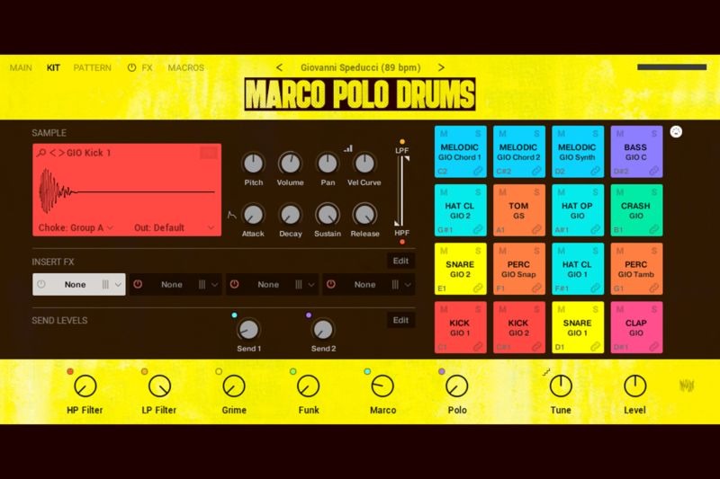 [黄金时代嘻哈鼓组音源] Native Instruments Marco Polo Drums v1.0.0 [KONTAKT]（197MB）插图