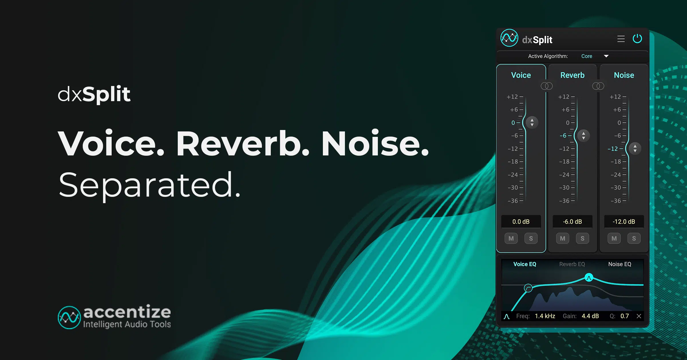 [对话词干分离插件] Accentize dxSplit v1.0.1 U2B [MacOSX]（128MB）插图