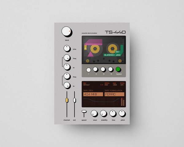 [磁带录音机模拟器插件] Superlunar TS-440 v1.2.0 [WiN, MacOS]（19.38MB）