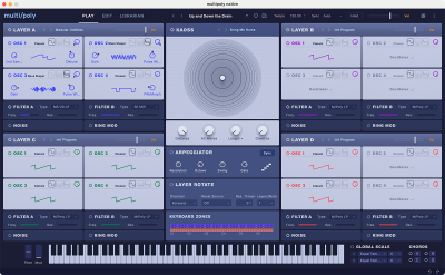 [模拟建模合成器插件] KORG Multipoly Native v1.1.3 [WiN]（61.03MB）