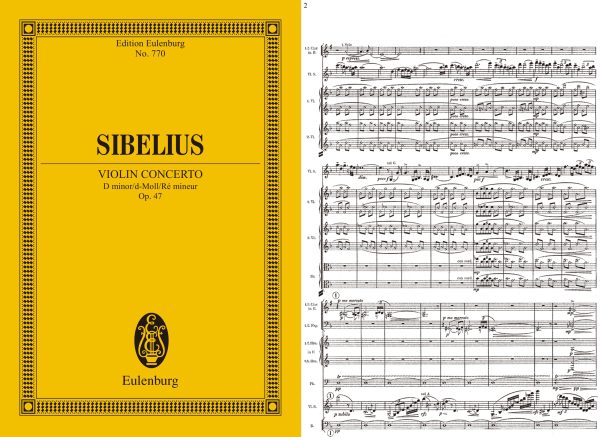 [小提琴协奏曲D小调Op.47] Violin Concerto D minor Op.47 True [PDF]（22MB）