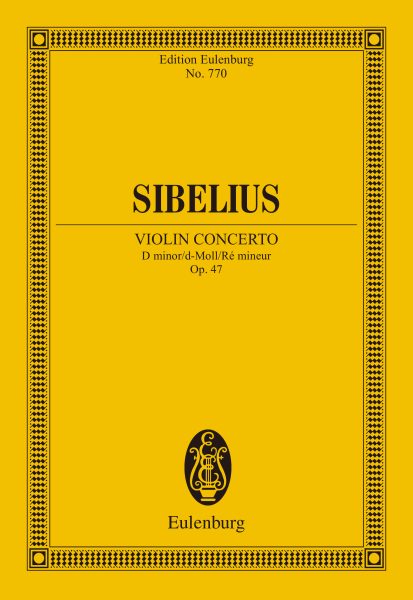 [小提琴协奏曲D小调Op.47] Violin Concerto D minor Op.47 True [PDF]（22MB）