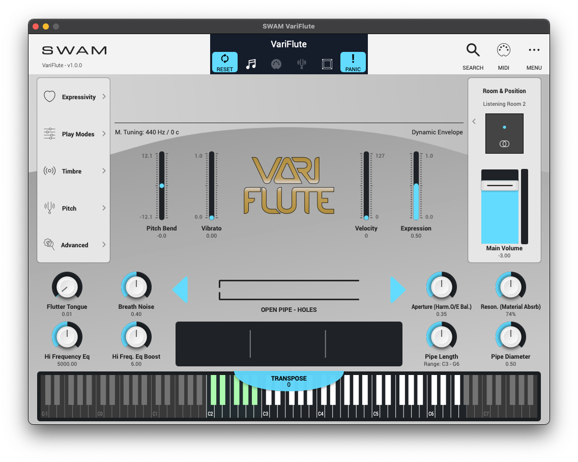 [物理建模笛子木管乐器插件] Audio Modeling SWAM VariFlute v1.2.1 [WiN]（32.82MB）插图