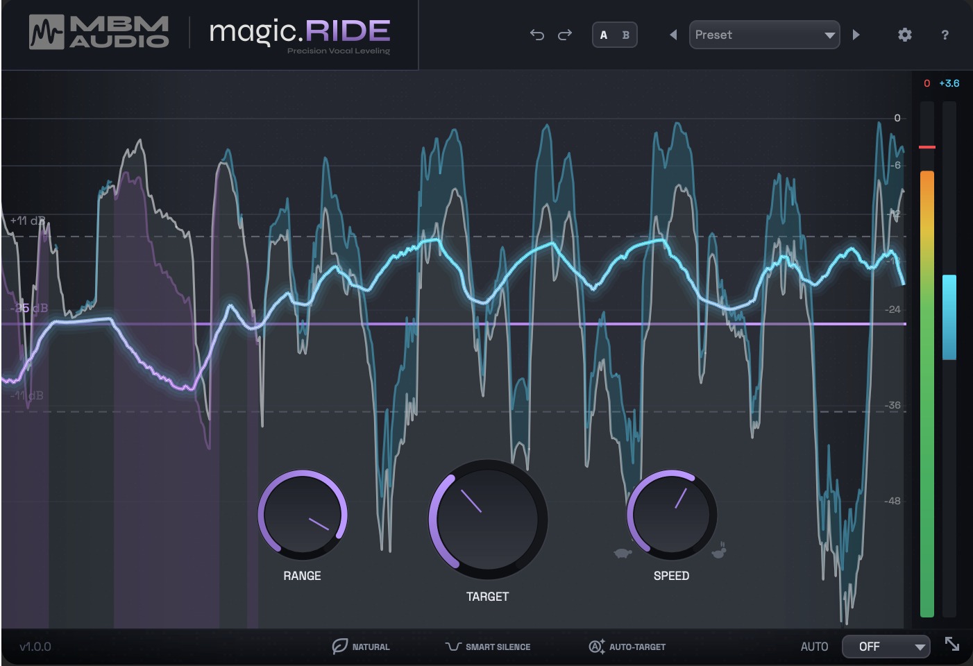 [自动人声音量平衡混音复制插件] MBM Audio magic.RIDE v1.3.1 [WiN]（6.87MB）插图