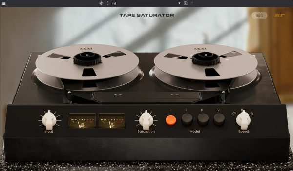 [经典模拟磁带饱和效果器插件] AIR Music Technology AIR Tape Saturator v1.0.0.70 [WiN]（56.14MB）