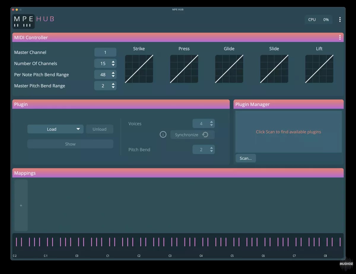 [MIDI桥接辅助插件] MPE HUB v1.0.1 [WiN, MacOS]（40.97MB）插图