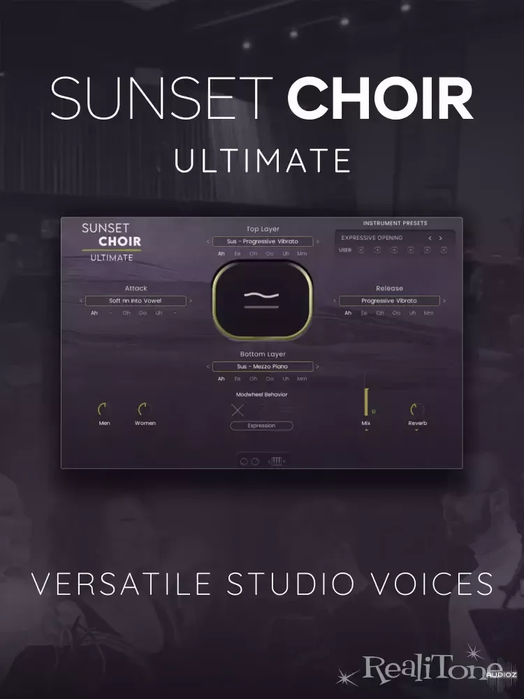 [影视人声音源] Realitone Sunset Choir Ultimate v1.01 [KONTAKT]（104.79GB）插图