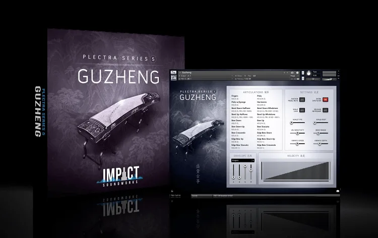 [古筝音源] Impact Soundworks Plectra Series 5 Guzheng [KONTAKT]（8.46GB）插图