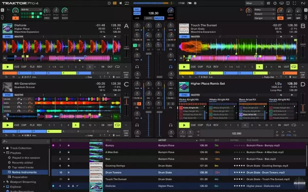 [DJ工具]Native Instruments Traktor Pro 4 v4.5.1.21 [MacOSX]（384MB）